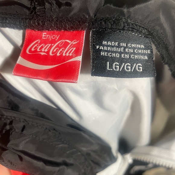 Vintage Coca-Cola Hooded Windbreaker Size Large - Picture 6 of 8